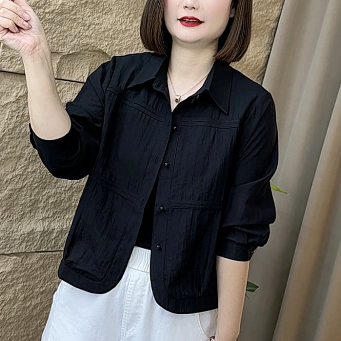 Sleeve Shirt Temperament Casual Loose Slimming Blouse
