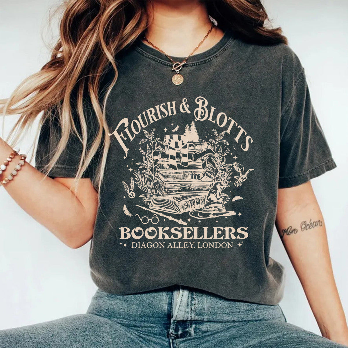Women's Cotton Washed Round Neck Loose Sleeves Women's T-shirt