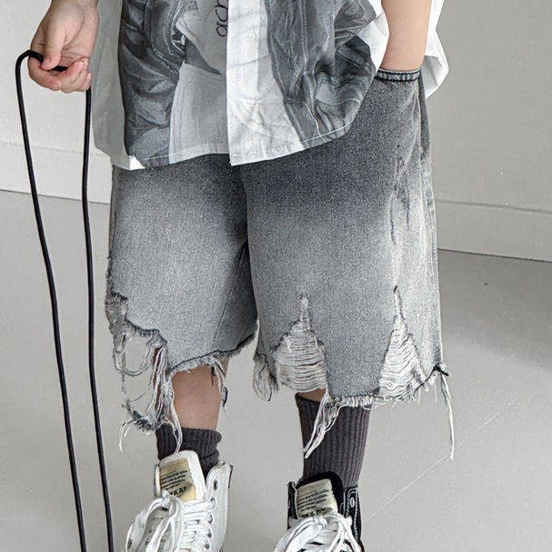 Children's Boys Summer Blouse Wear Fashion Korean Style Short Sleeve Children's Suit