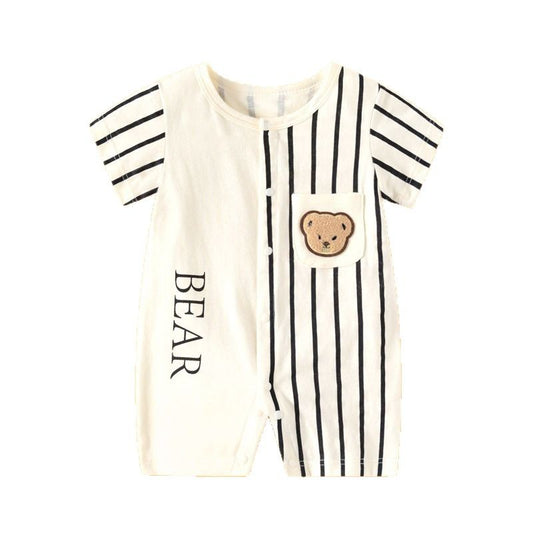 Jumpsuit Short Sleeve Pure Cotton Cartoon Jumpsuit, Climbing Suit
