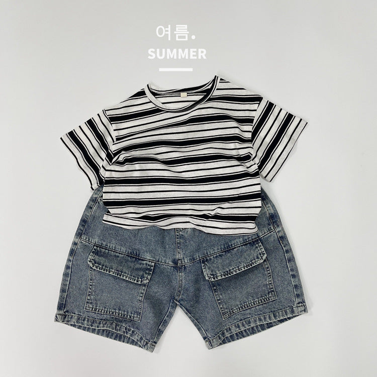 Children's Khaki Royal Doll Korean Style Shorts Summer Children's Pants