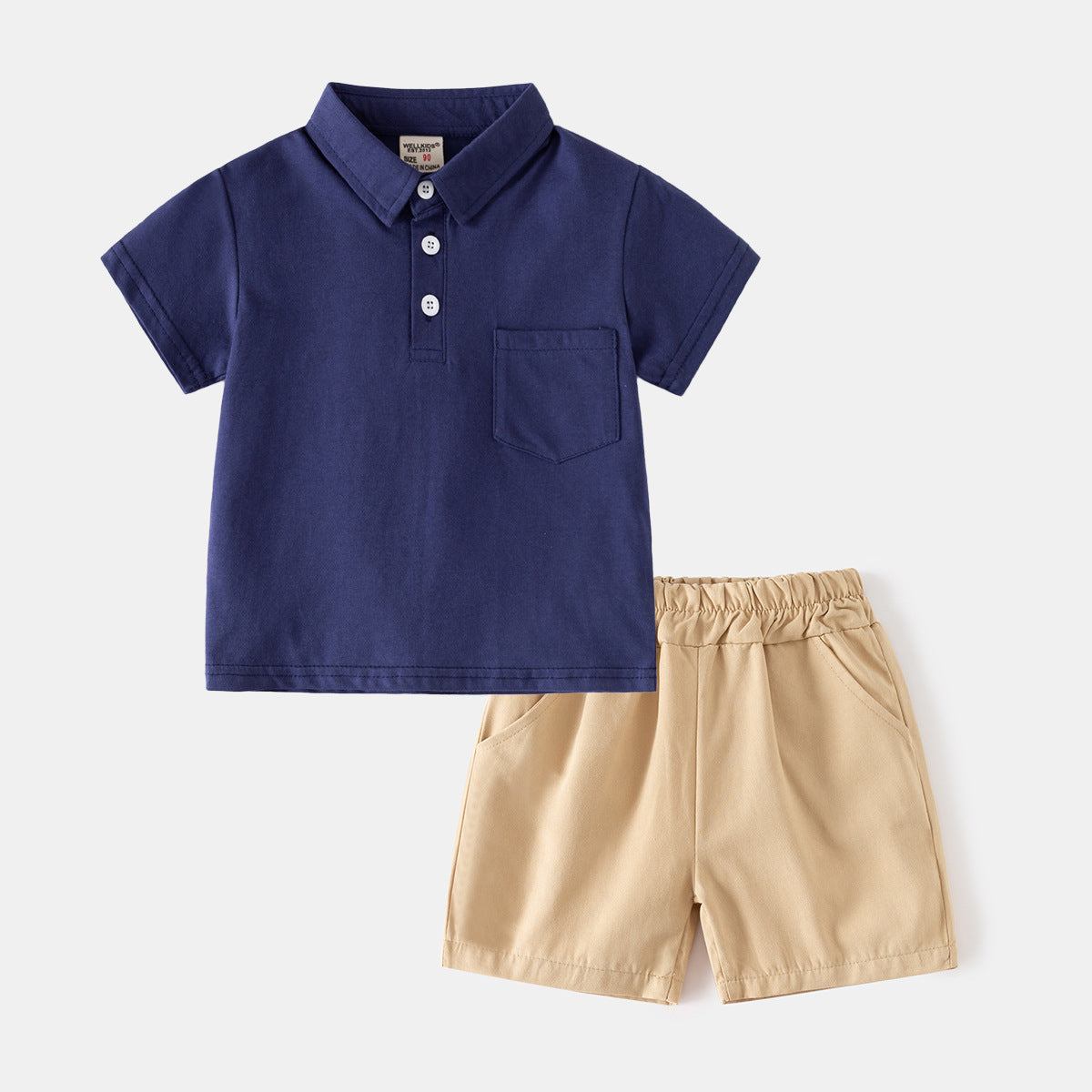 Children's Summer Short Sleeve Shorts Two-piece Clothing Children's Suit