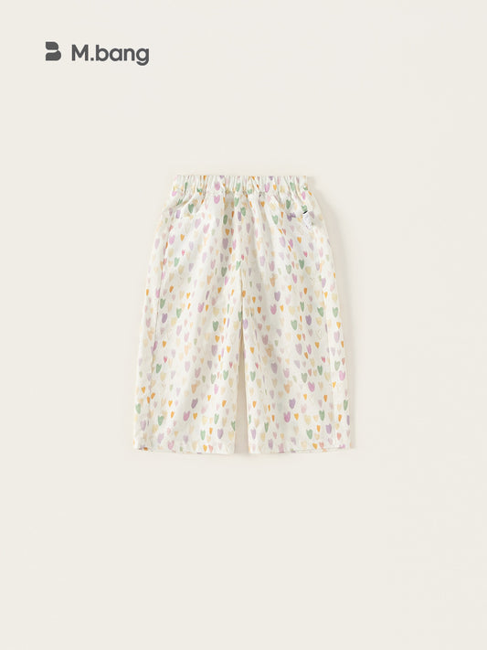 Children's Printed Summer Thin Sweet Loose Trousers Children's Pants