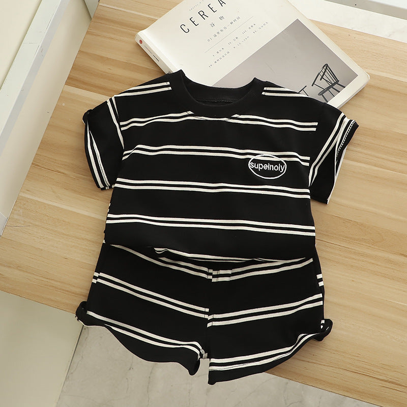 Children's Summer Clothing Handsome Clothes Short Sleeve Children's Suit