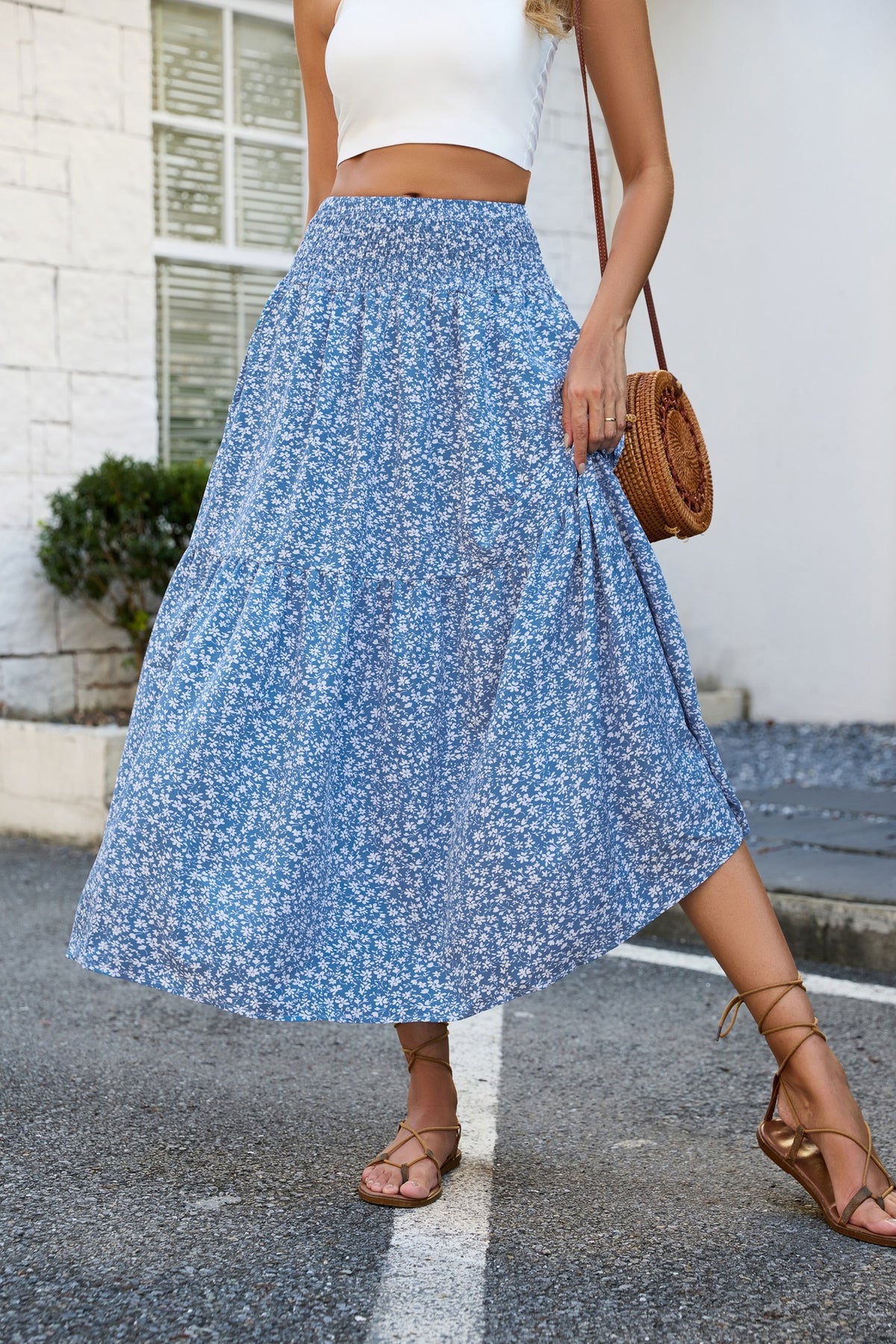 Dress Slim Fit Slimming Pleated High Skirts