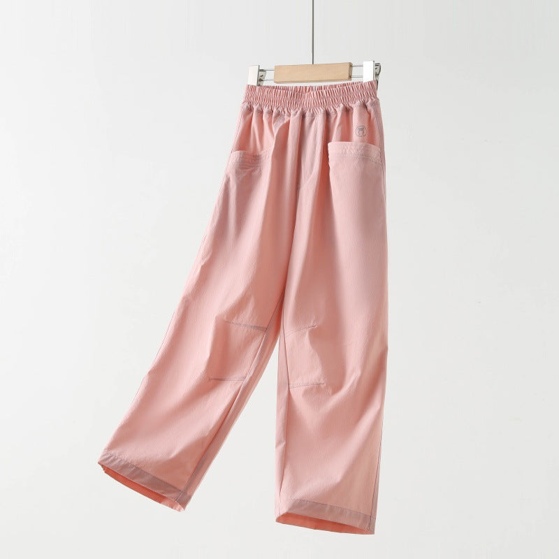 Children's Outdoor Cool Feeling Trousers Middle Big Children's Pants