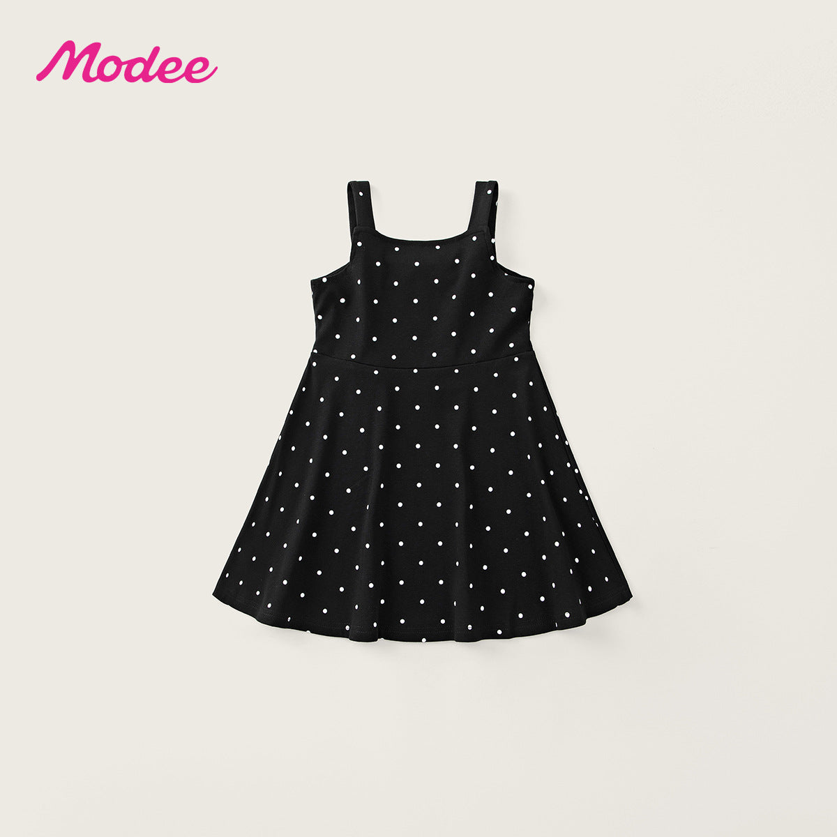Polka Dot Knit Halter Summer Korean Style Children's Dress