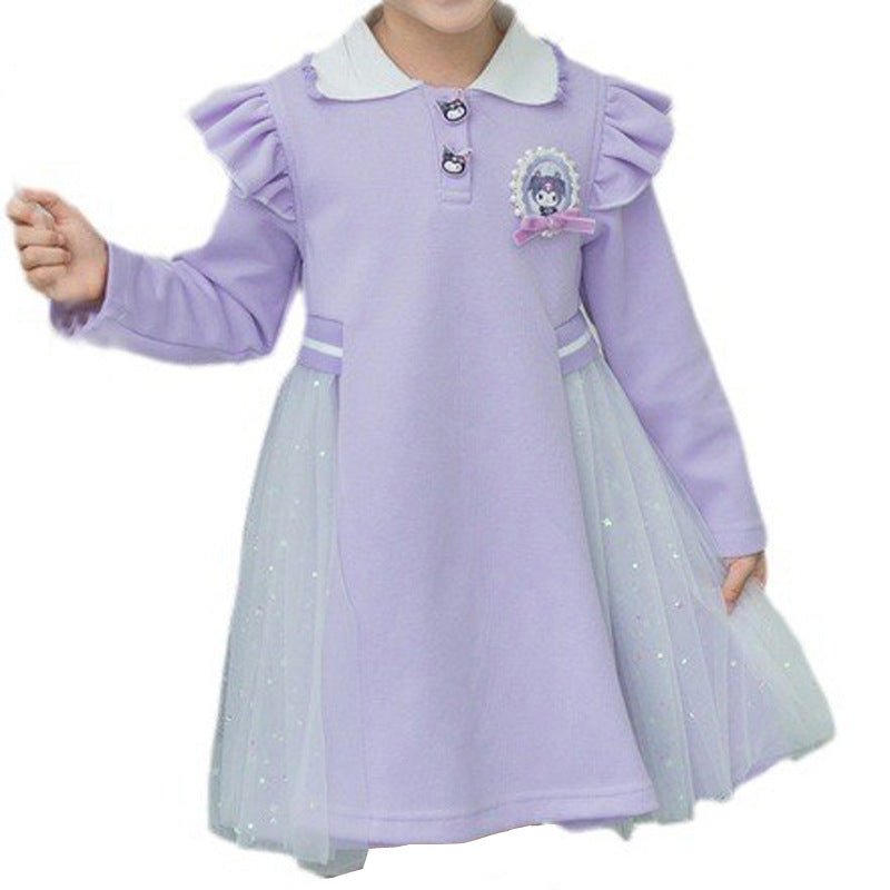 Children's Clothing Summer Princess Elsa Short-sleeved Pettiskirt Performance Children's Dress