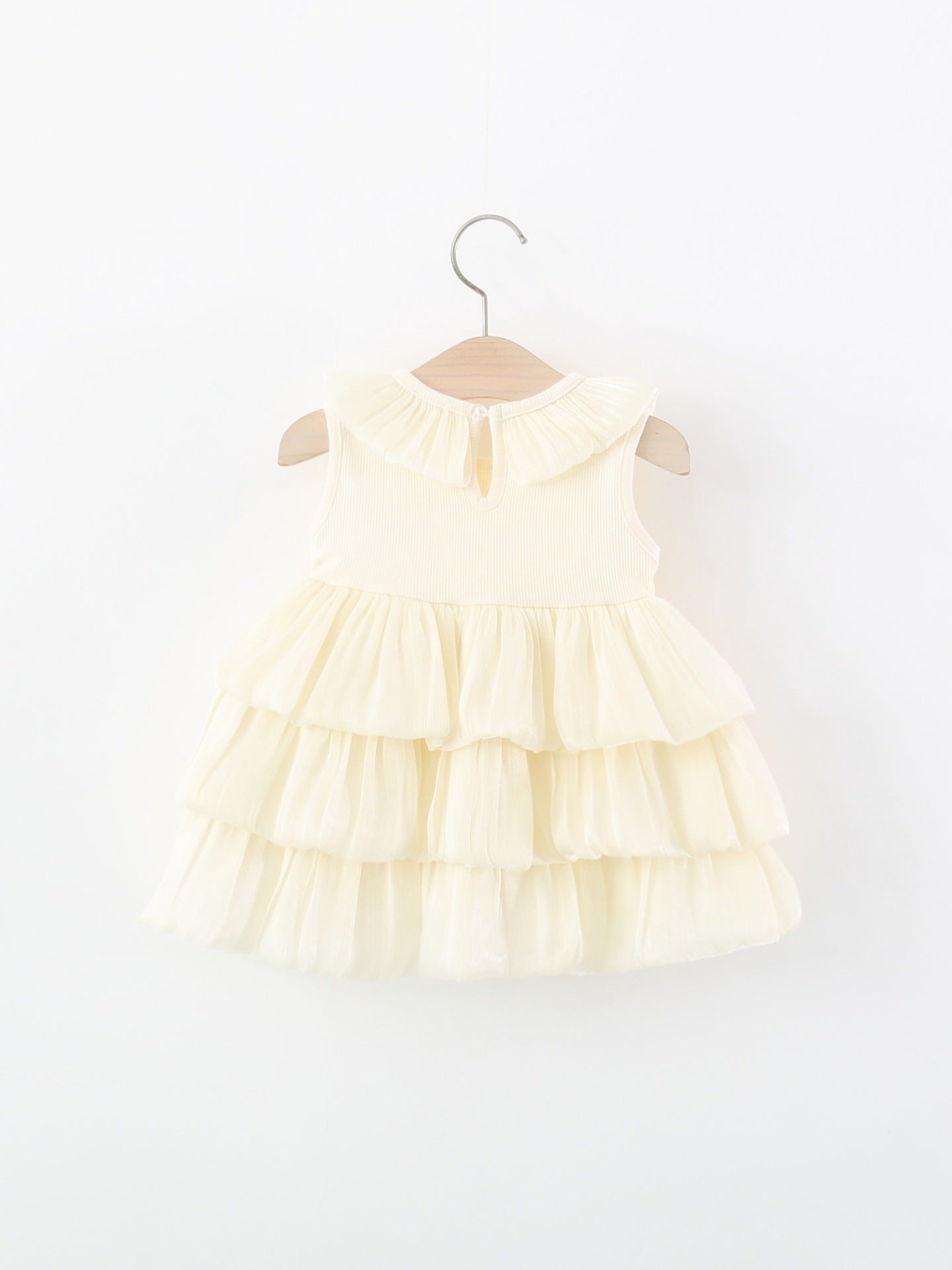 Children's Summer Twilight Gauze Jellyfish Cake Princess Vest Children's Dress