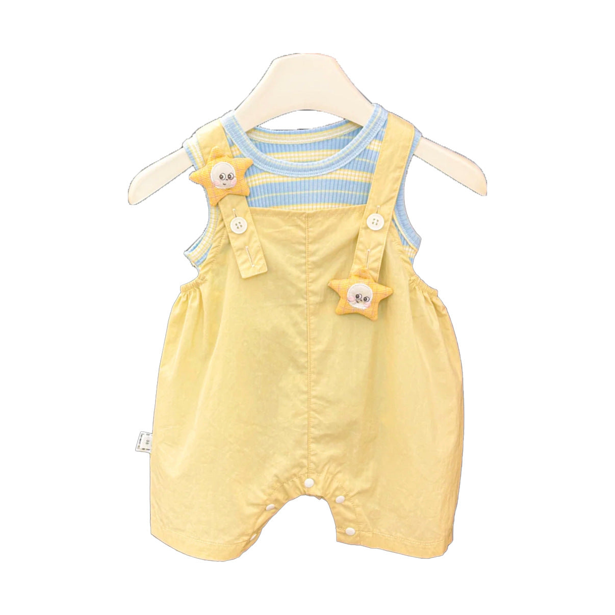 Thin Striped Vest Two-piece Set Cartoon Wear Clothes Jumpsuit, Climbing Suit