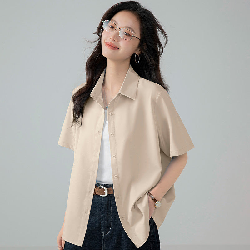 Women's Shirt Korean Loose Casual Base Business Blouse