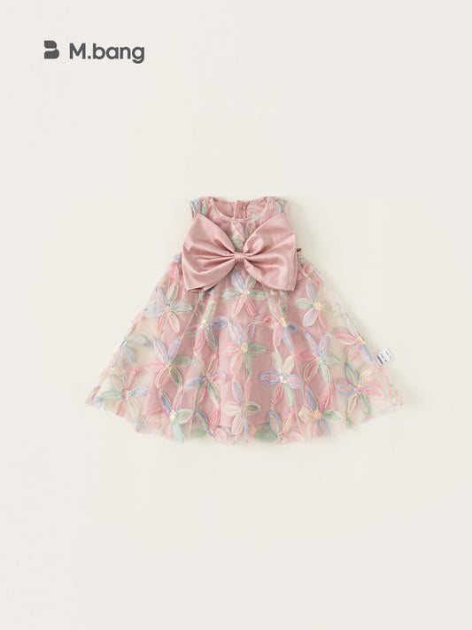 Summer Clothing Princess Skirt Bow Sleeveless Pettiskirt Children's Dress