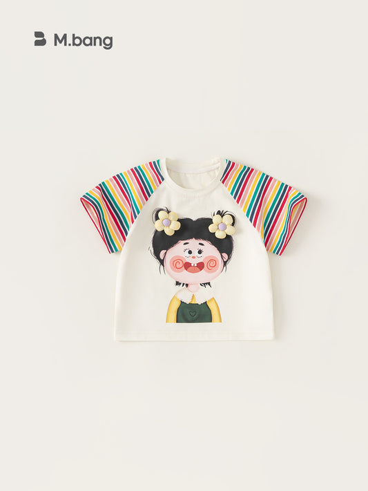 Children's Clothing Summer Dress Clothes Cartoon Printed Children's T-shirt