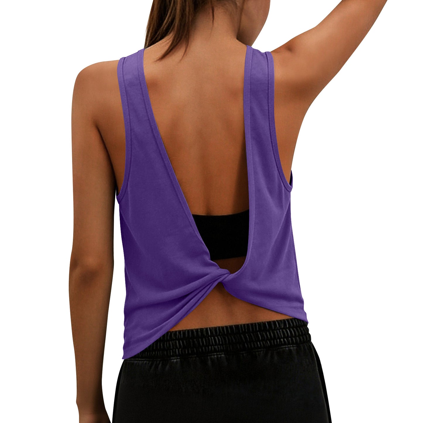 Women's Summer Loose Casual Daily Solid Color Round Small Vest/suspenders/tube Top