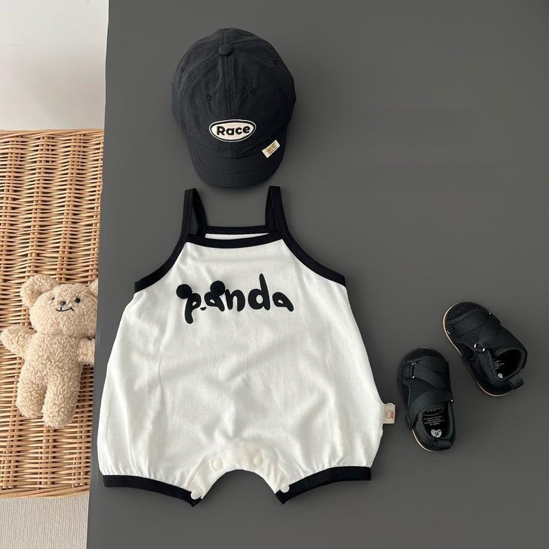 Women's & Men's Summer Thin Sleeveless Leotard Sling Home Bodysuit Jumpsuit, Climbing Suit