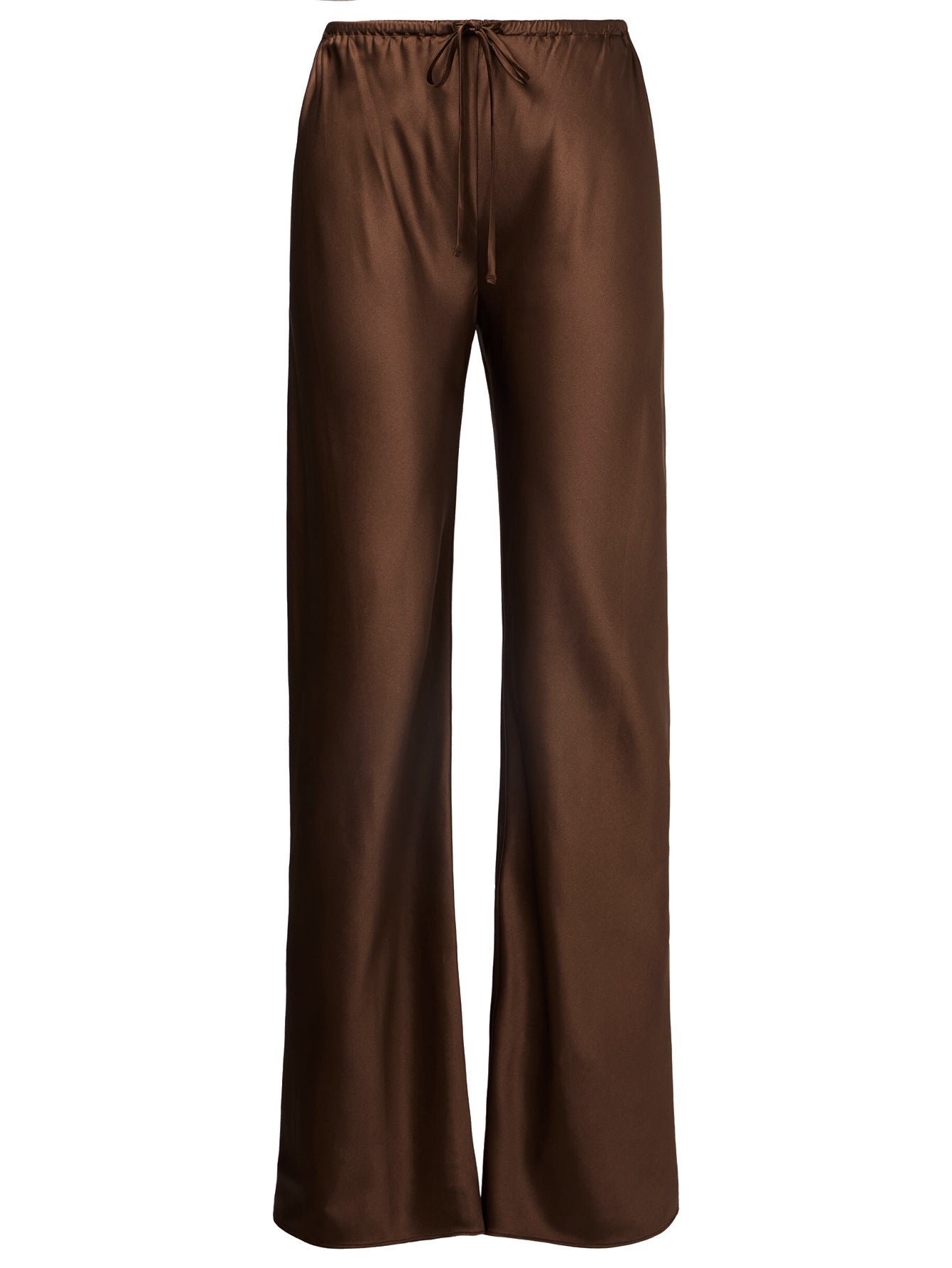 Women's Satin Trousers High Waist Light Luxury Acetate High-grade Casual Pants