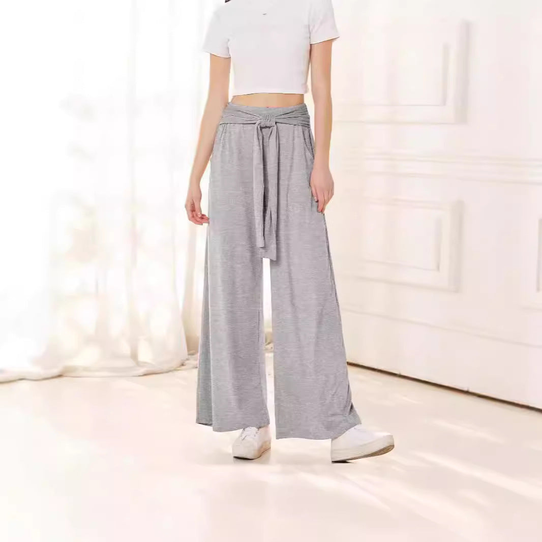 Women's Wear Solid Color Draping Soft Comfortable Casual Pants