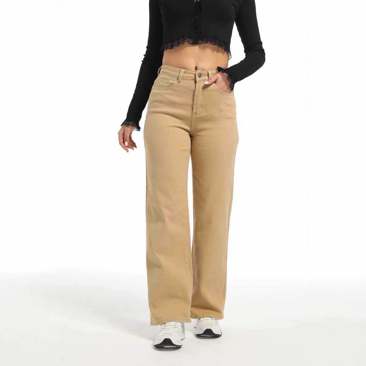 Women's Source High Quality Spring Straight Jeans
