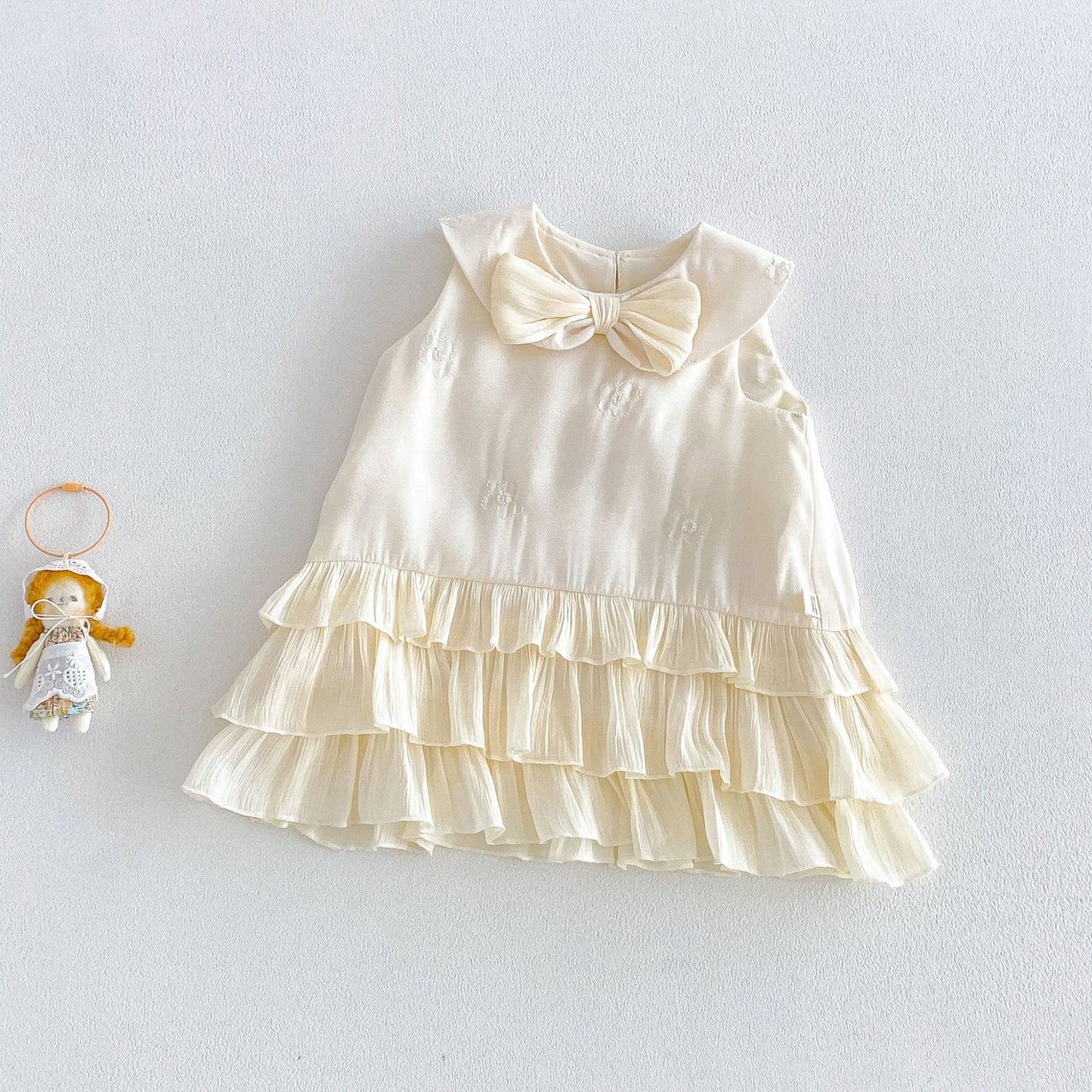 Children's Cake Summer Western Style Doll Collar Children's Dress