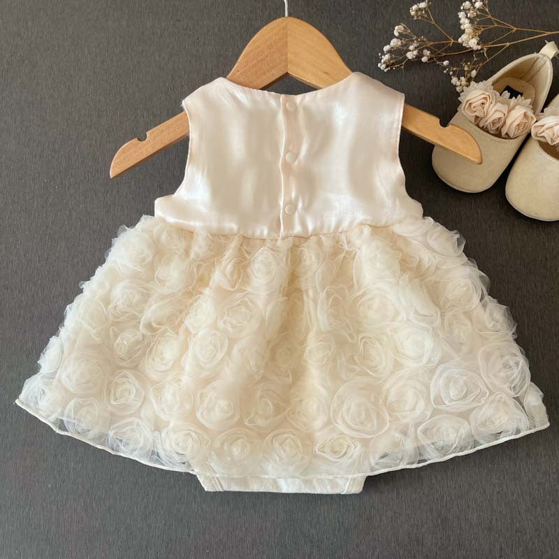 Skirt Vest Rose Summer Sweet Birthday Children's Dress