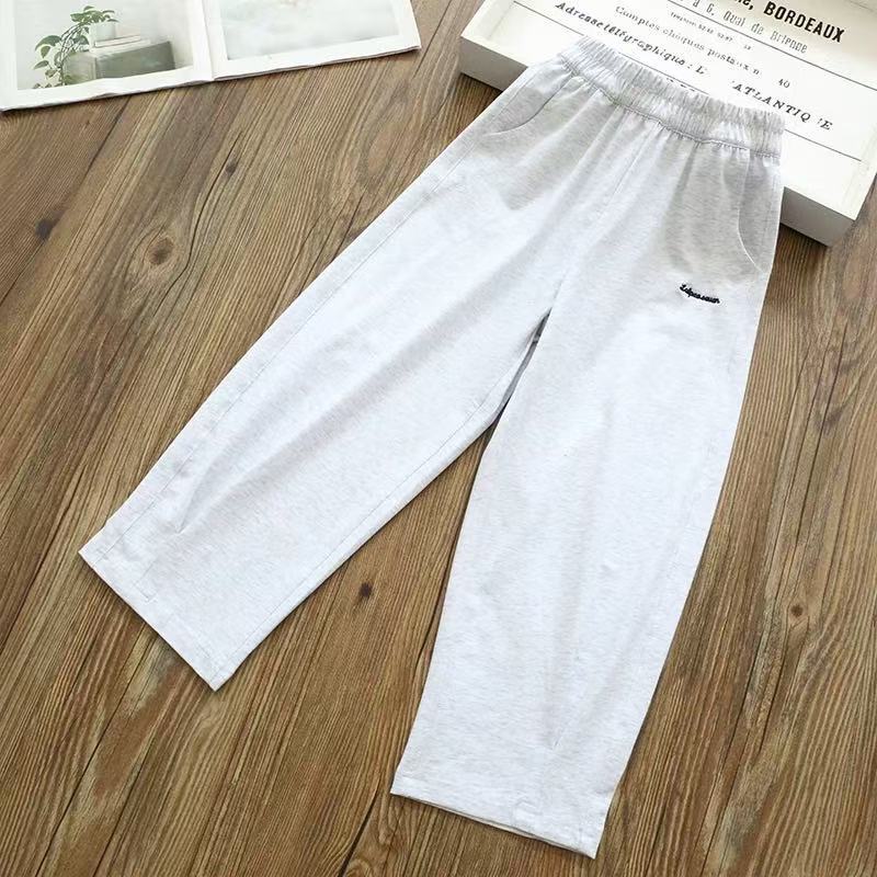 High Cotton Casual Sports Female Big Ice Feeling Loose Air Children's Pants