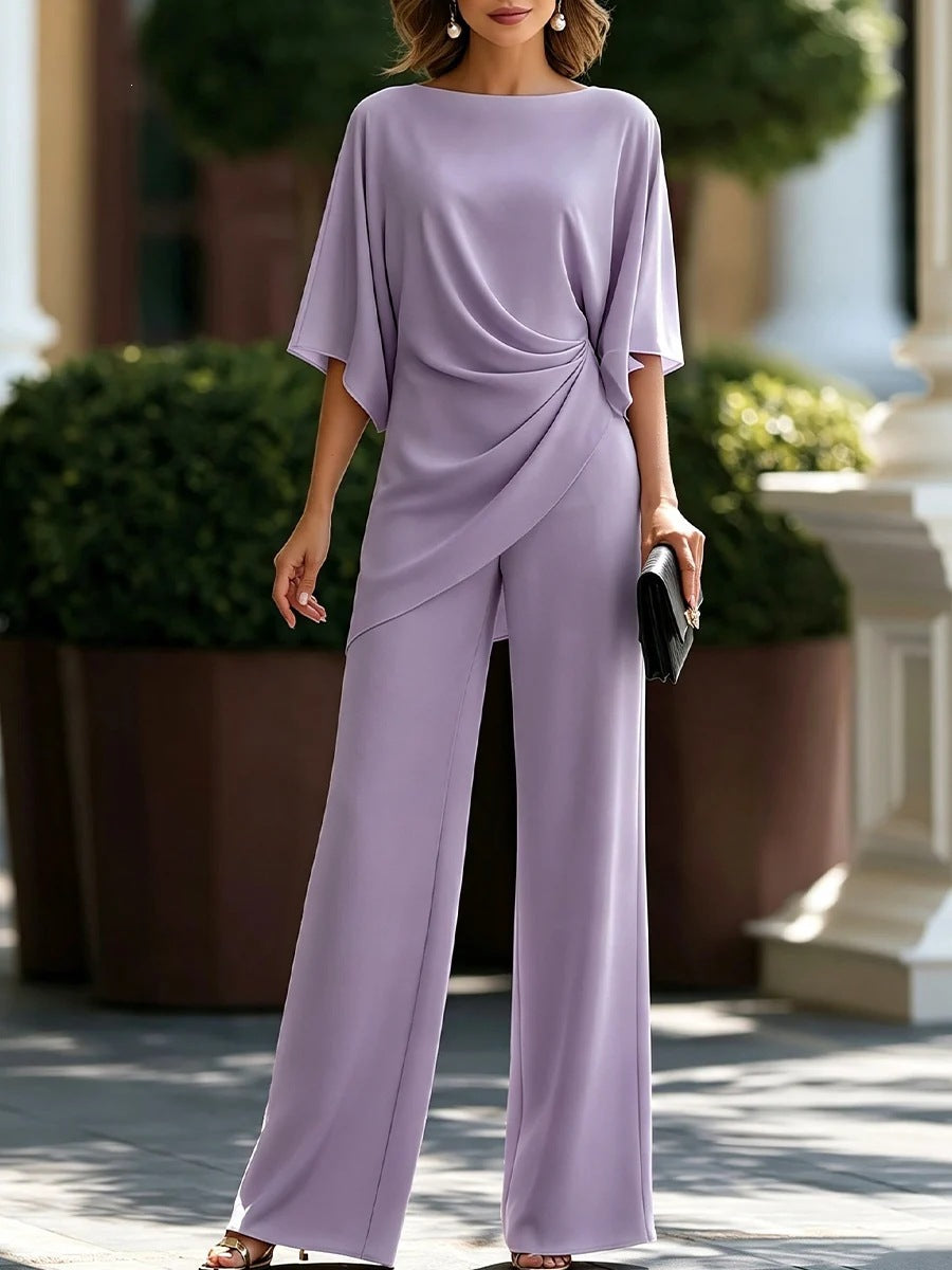 Beautiful Versatile Fashionable Temperament Shirt Two-piece Pants