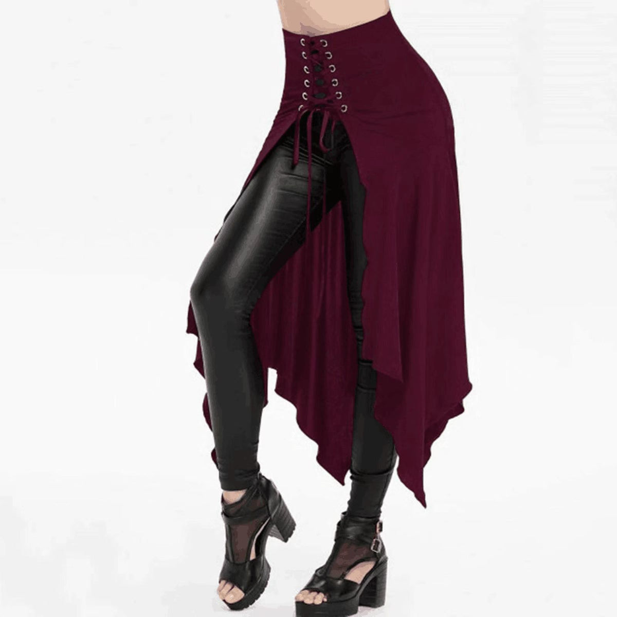 Innovative Graceful Halloween Stitching Irregular Umbrella Skirts