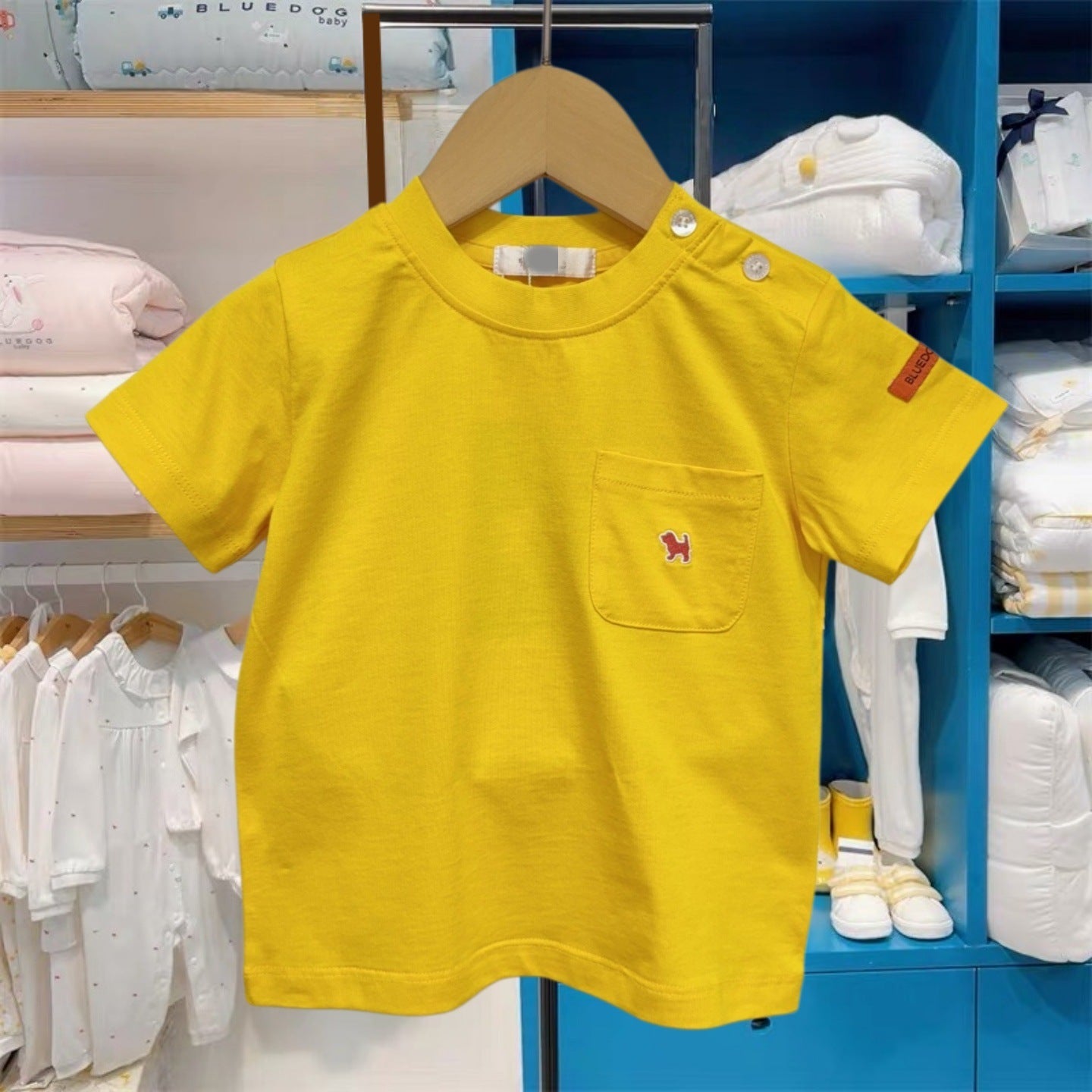 Children's Korean Style Clothing Summer Cotton Short-sleeved Undershirt Children's T-shirt