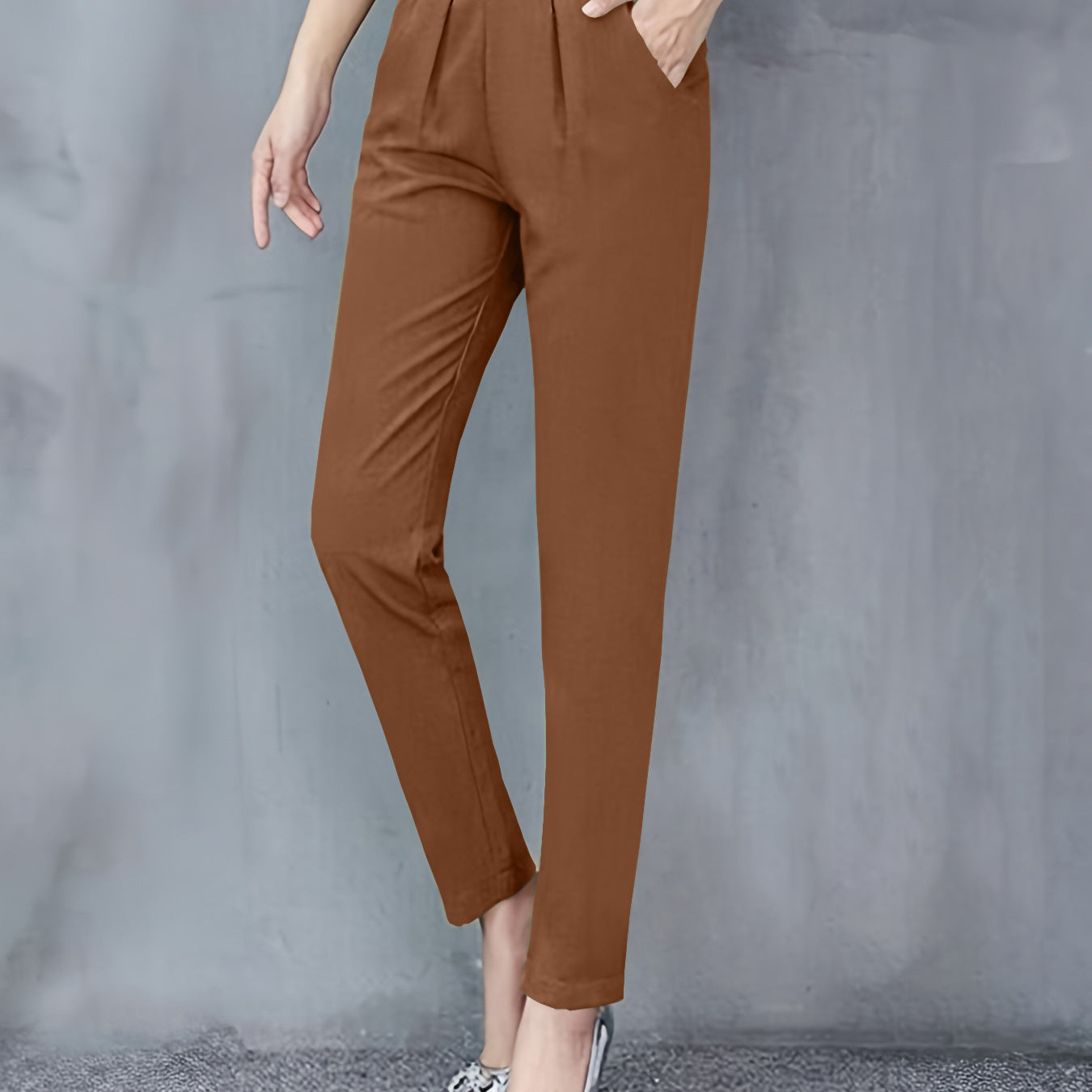 Women's Slim Fit Slimming Skinny Drape Versatile Outdoor Trendy Ankle Casual Pants