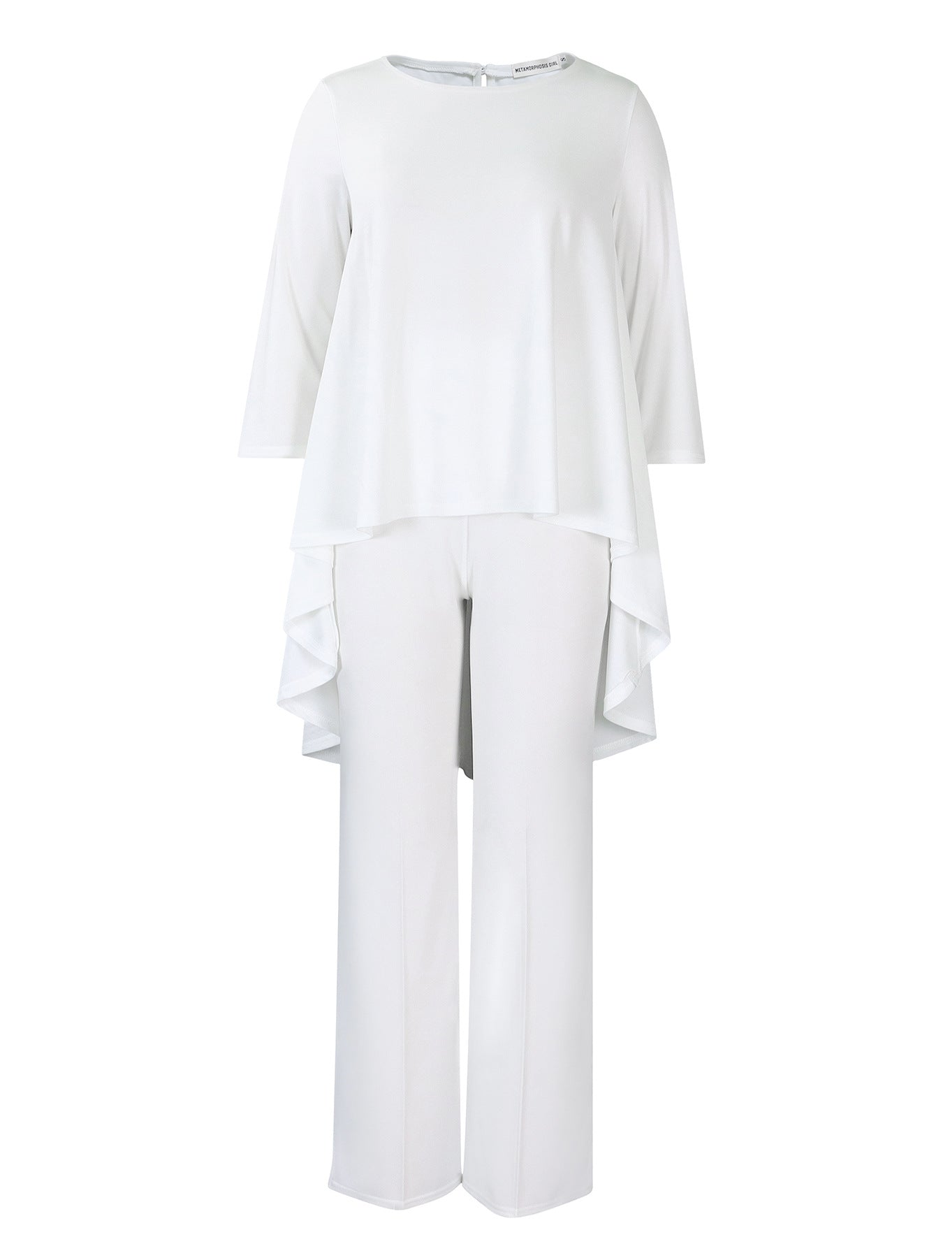 Women's Loose Irregular Elegant African Two Piece Fashion Casual Suit