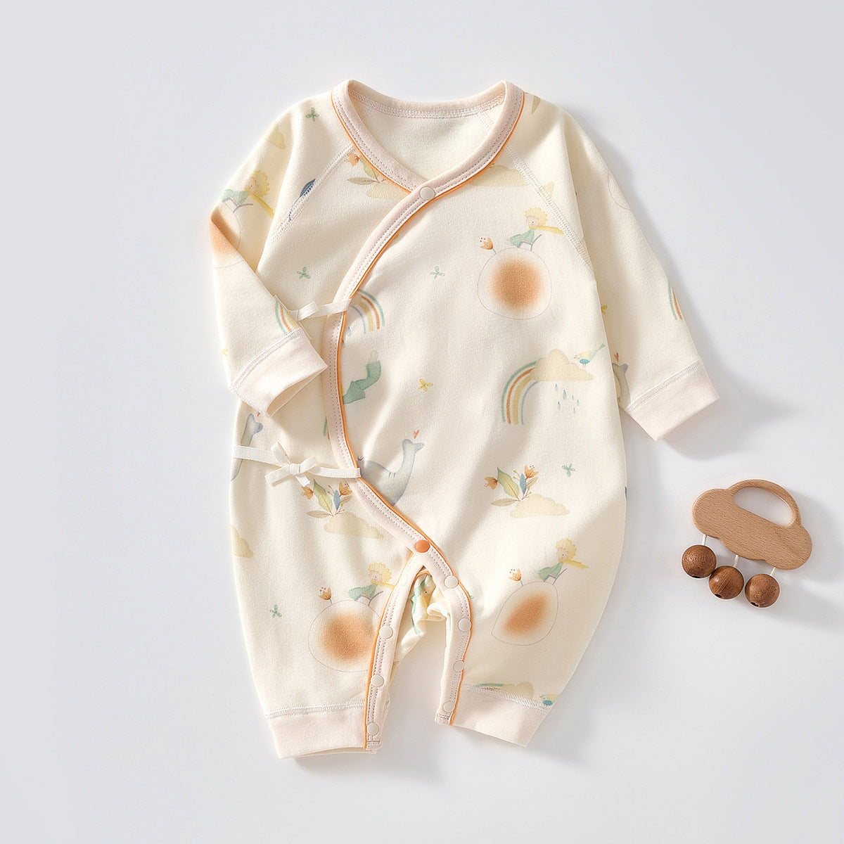 Born Clothes Pure Cotton Boneless Rompers Jumpsuit, Climbing Suit
