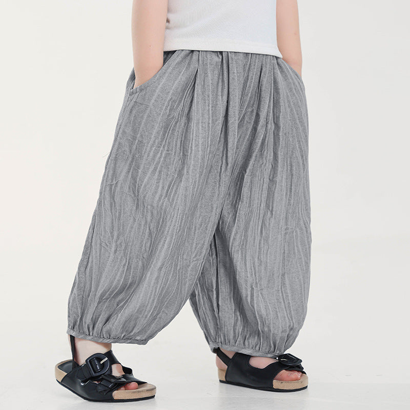 Children's Clothing Boy's Summer Thin Bloomers Cropped Children's Pants