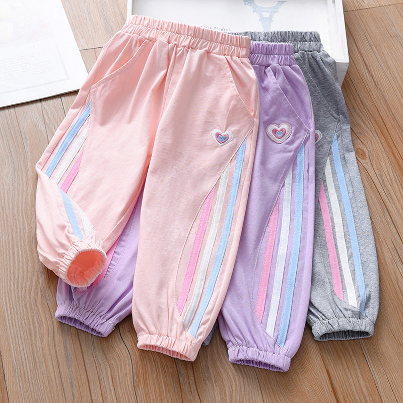 Children's Summer Korean Style Fashionable Thin Sports Children's Pants