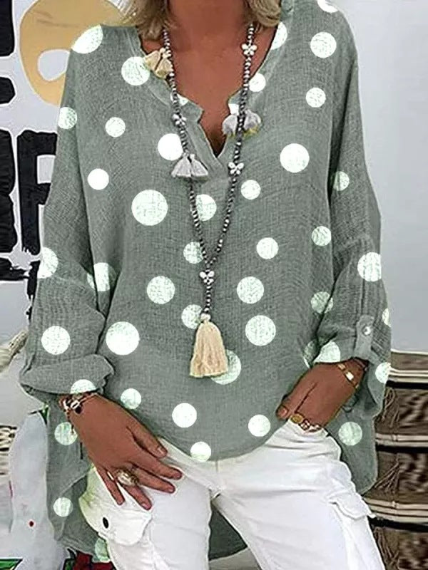 Women's Summer Fashion High Sense Loose Shirt Blouse