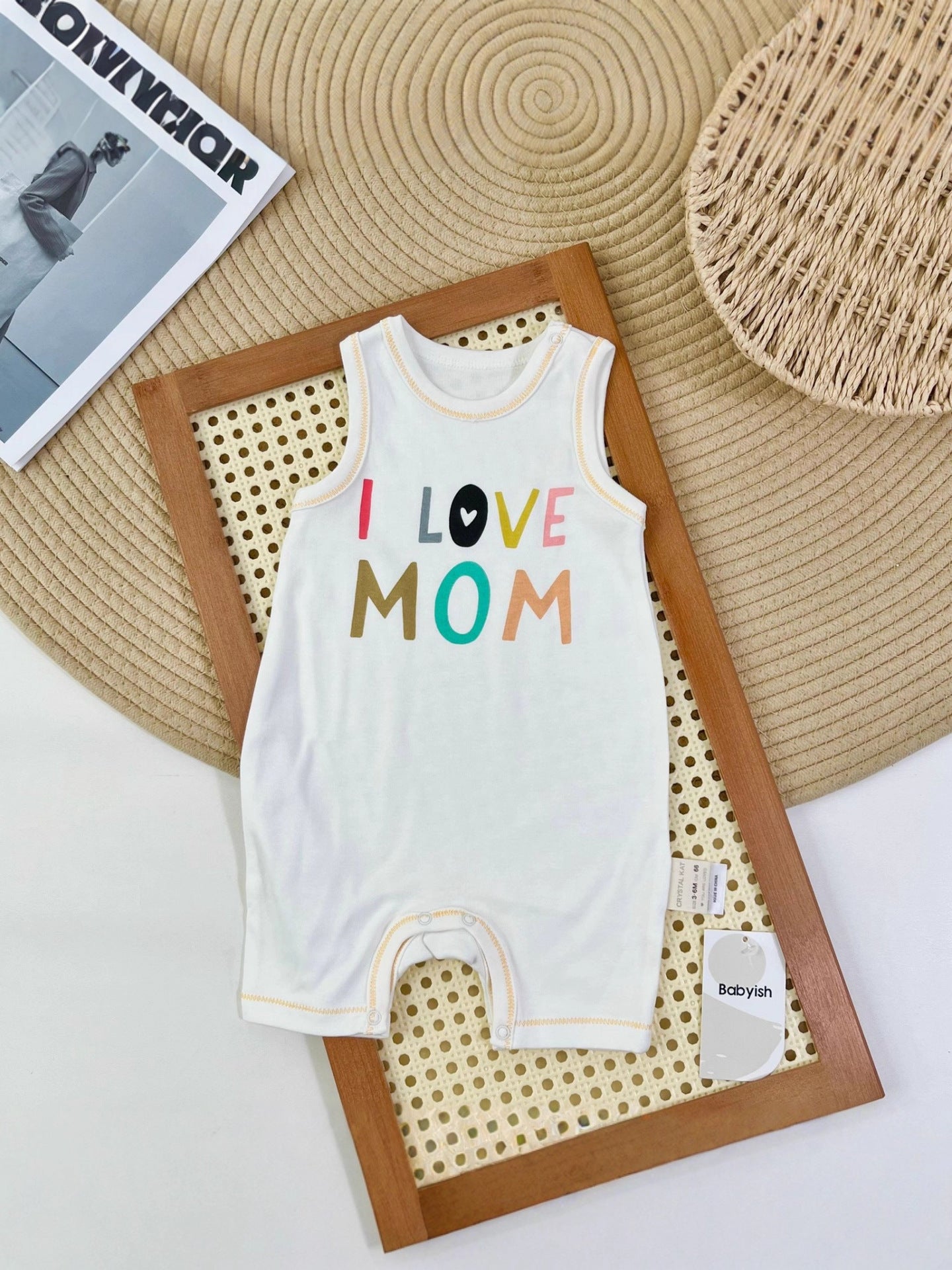 Women's & Men's Class Vest Short Summer Pure Cotton Jumpsuit, Climbing Suit
