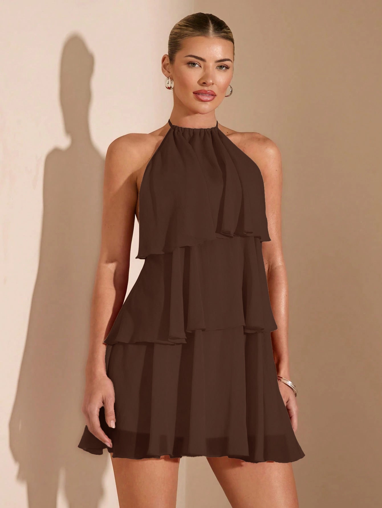 Women's Irregular Backless Sexy Dress Solid Color Small Vest/suspenders/tube Top