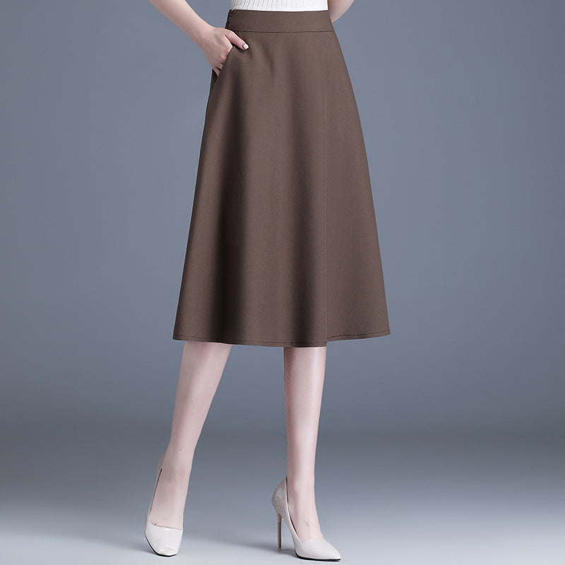 Women's Big Swing Slimming Draping A- Line Umbrella Skirts