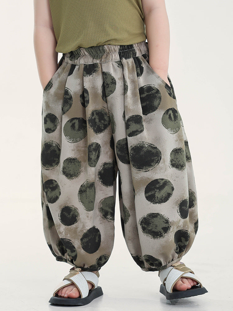 Children's Boy's Summer Thin Bloomers Korean Style Children's Pants