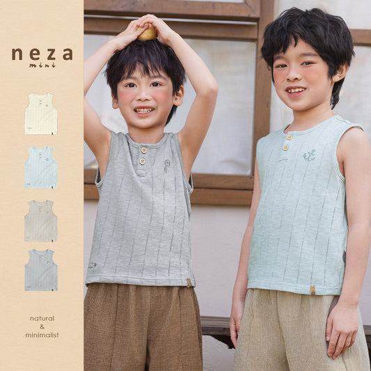 Children's Summer Ice Cream Sleeveless Cotton Class Vest Children's T-shirt