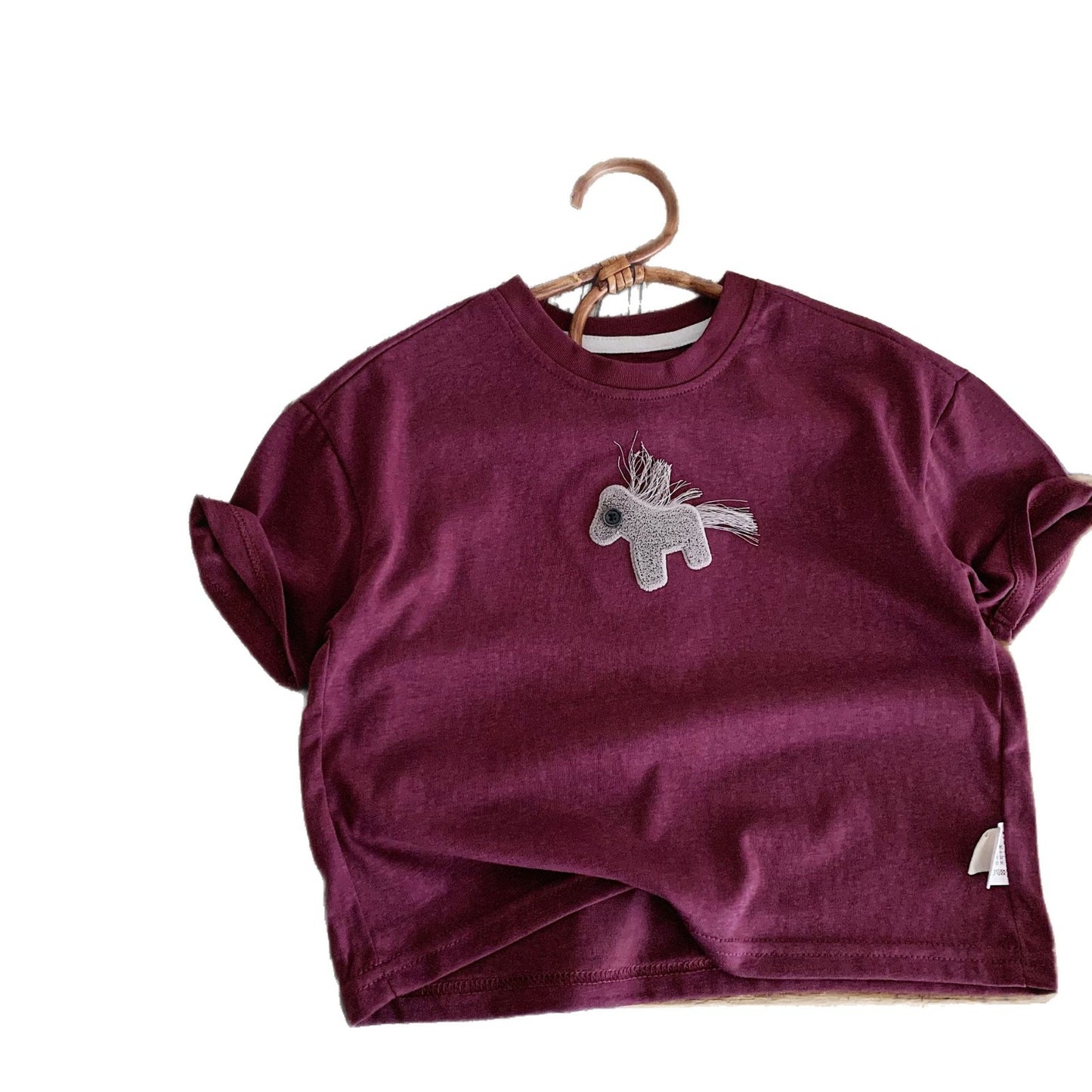 Children's Summer Korean Three-dimensional Pony Fashionable Clothing Class Children's T-shirt