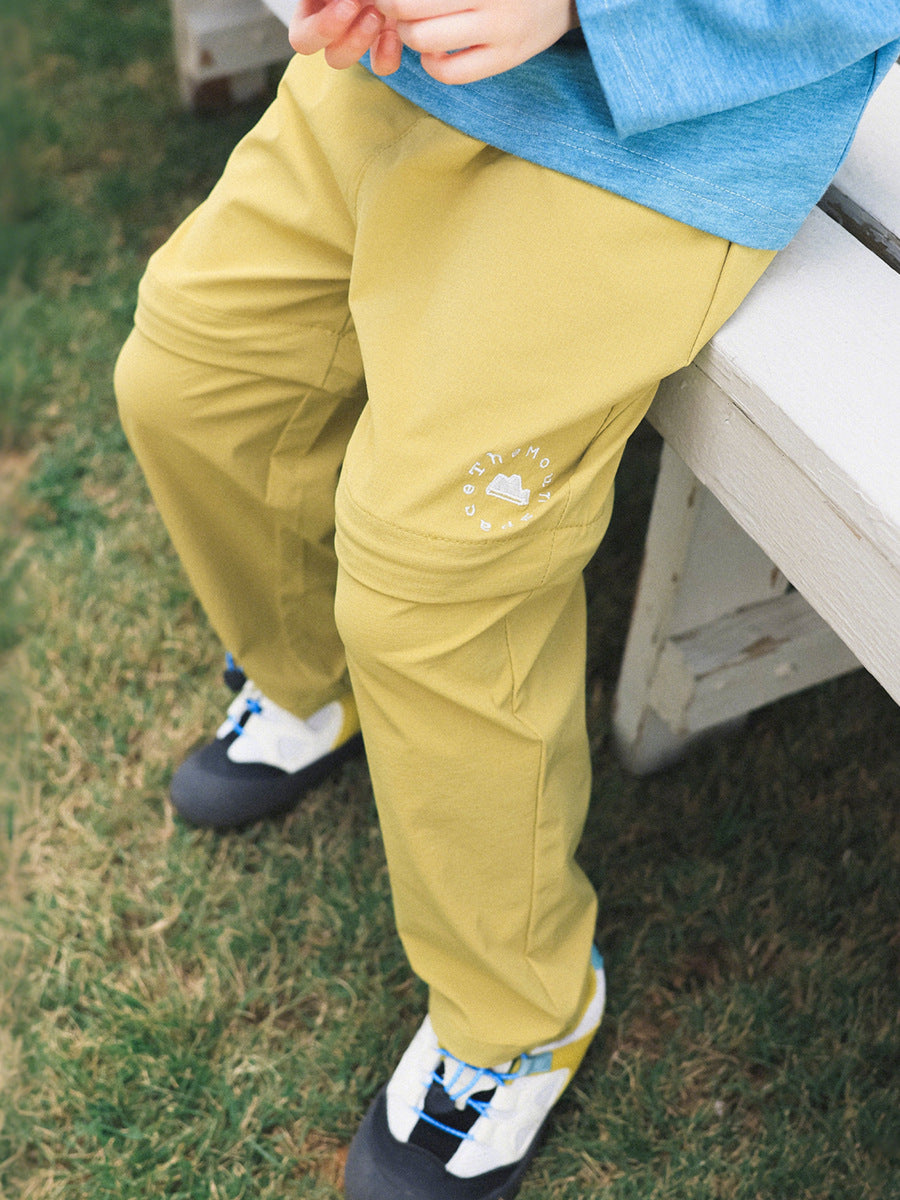 Children's Spring Outdoor Sports Windproof Trousers Middle Children's Pants