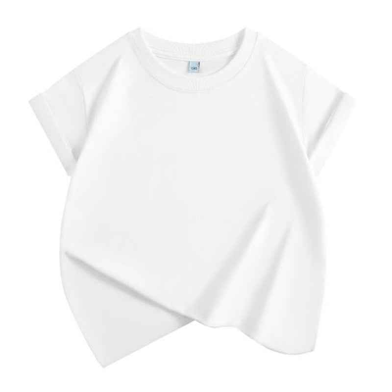Children's Round Neck Short Sleeve Summer T-shirt Kindergarten Parent-child Outfit