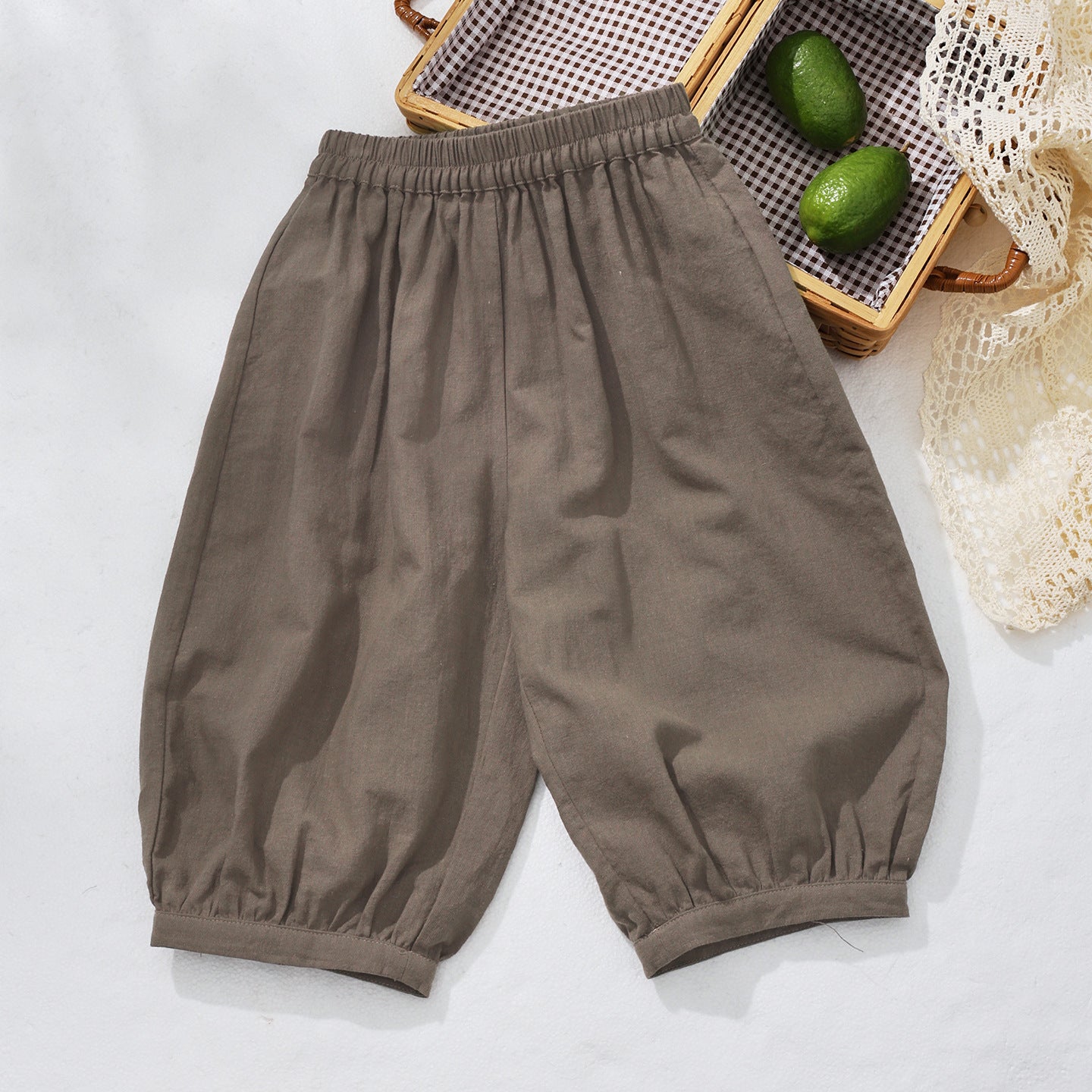 Summer Mori Ramie Cotton Bloomers For Boys Children's Pants