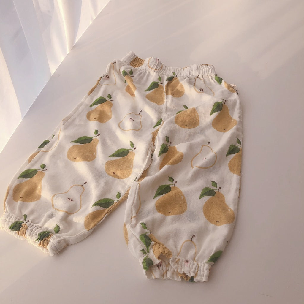 Thin Bamboo Cotton Outerwear Pajama Infant Breathable Children's Pants