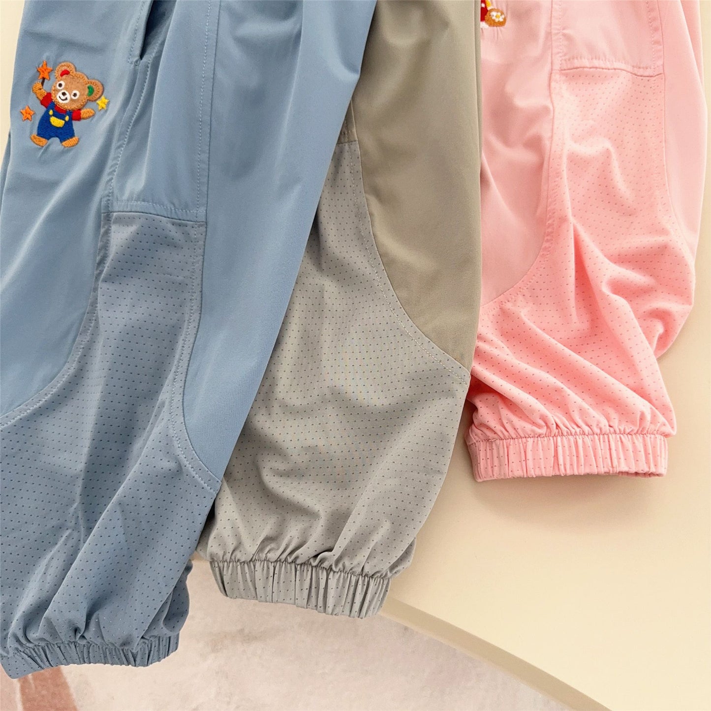 Women's & Men's Stretch Air Conditioning Mesh Cool Summer Thin Mosquito Children's Pants
