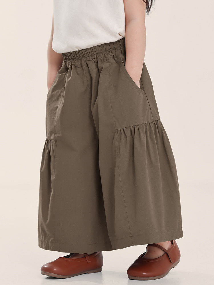 Creative Children's Clothing Cropped Thin Type Children's Pants