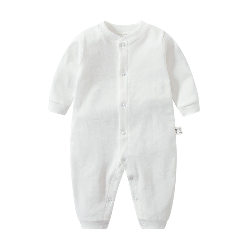 Born Infant Pair Of Buckles Split Jumpsuit Snap Button Clothes Jumpsuit, Climbing Suit