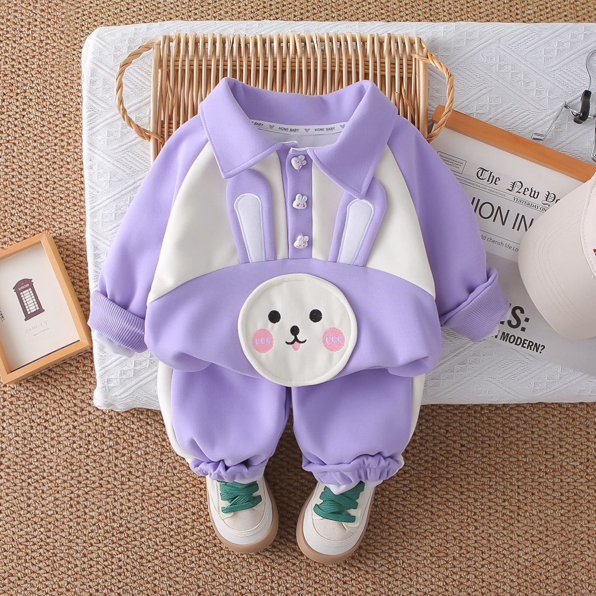Long Sleeve Sweatshirt Autumn Sweater Casual Children's Suit