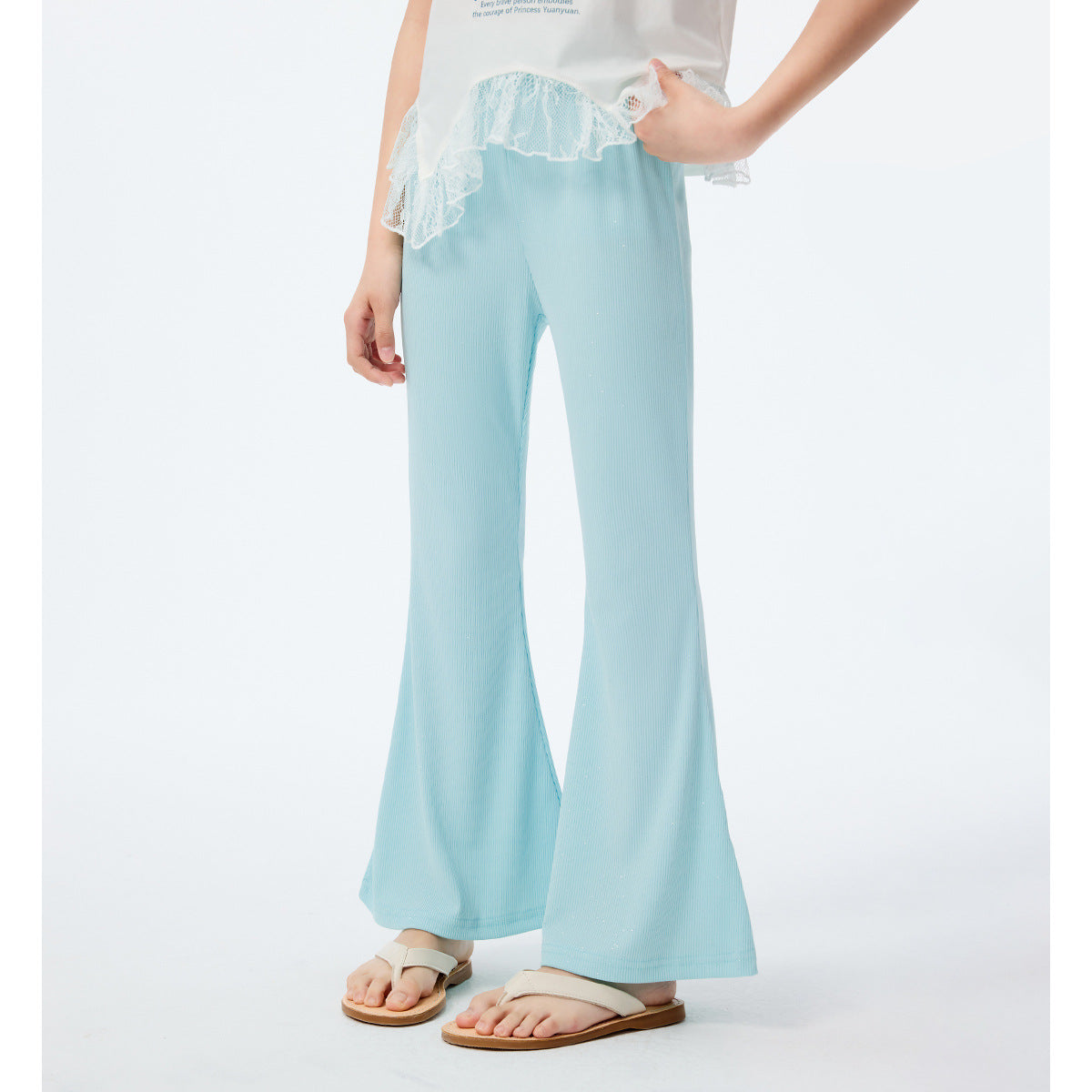 Western Style Cool Feeling Bootleg Teens Children's Pants