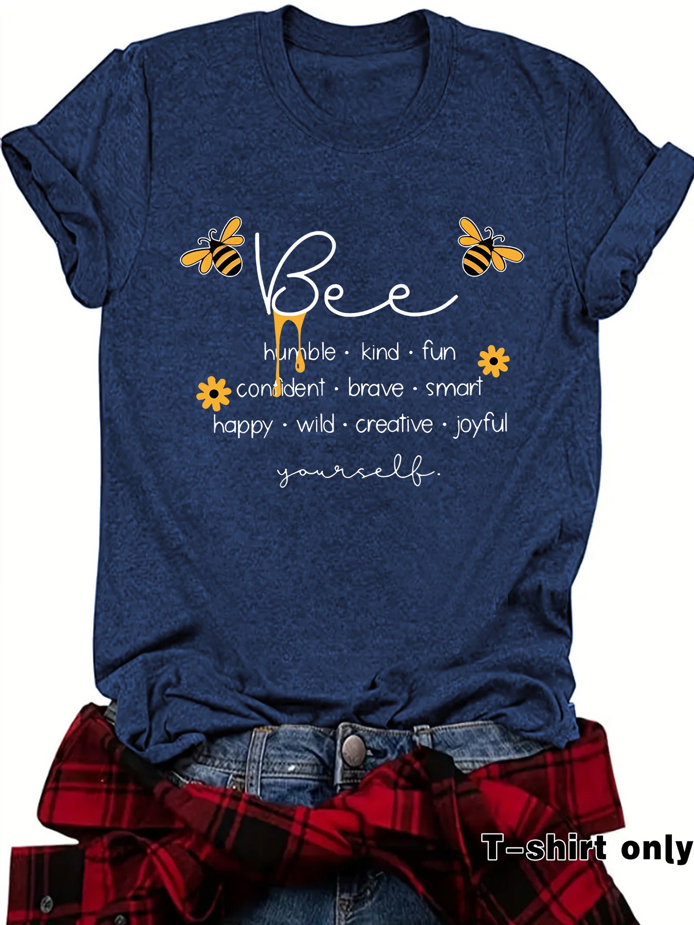 Women's Loose Sleeve Round Neck For Shorts